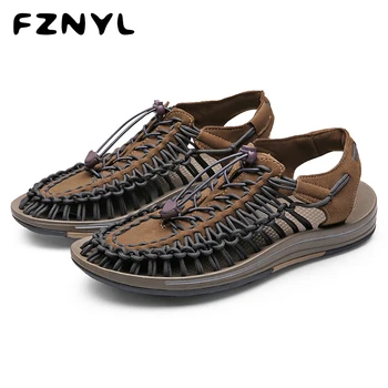 

FZNYL 2020 New Arrival Fashion Women Men Sandals Quick-Drying Breathable Outdoor Sports Shoes Beach Showear Big Size 35-48