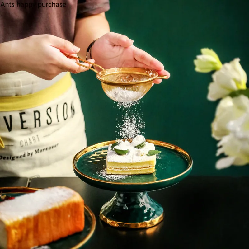 Нордическая зеленая закуска стойка для закуски бытовые конфеты сушеные фрукты закуски тарелка для кондитерских изделий Торт Стенд вечерние выставочный зал стенд