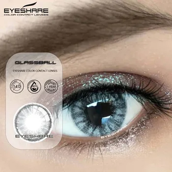 

EYESHARE- 1Pair ICELAND Series Color Contact Lenses for Eyes Hybrid Cosmetic Eye Color Color Contact Lens