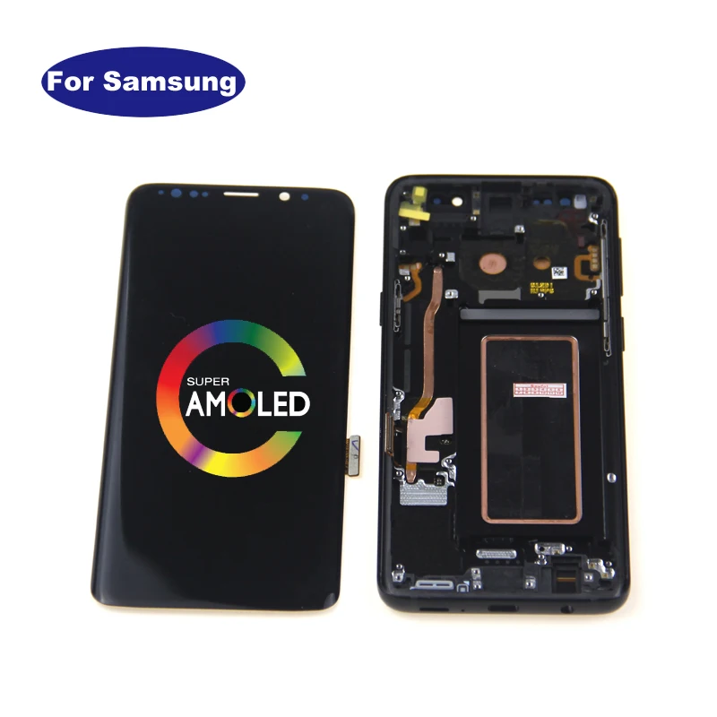 Дисплей для SAMSUNG Galaxy S9 2960*1440 G960 G965 с рамкой | Мобильные телефоны и аксессуары