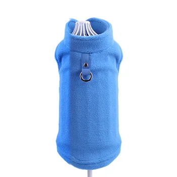 

Thicken Pet Dog Vest Clothes Winter Warm Padded Coat Jacket For Small Large Dogs Size XL (Blue)