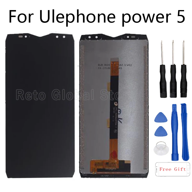 Для Ulefone power 5 6 0 &quotЖК дисплей сенсорный экран дигитайзер аксессуары замена для 5S