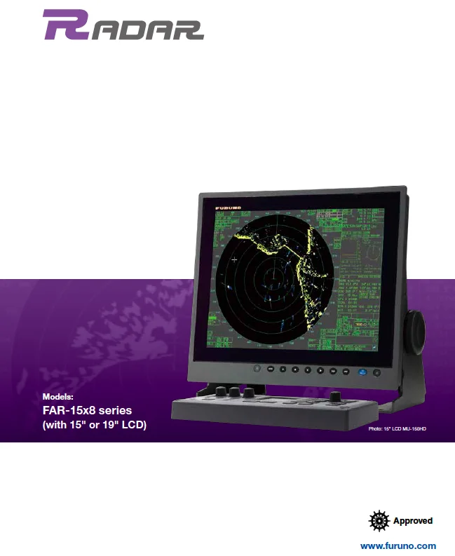 Furuno X BAND Marine Radar 12KW Model 1518 Maritim Elektronik Navigasi