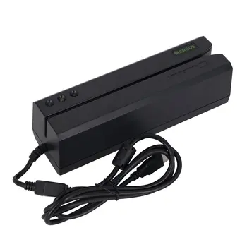 

Sliding magnetic credit card reader mini smart card reader full three-track card reader USB interface reader