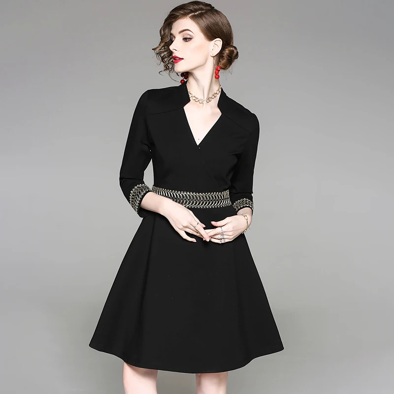 Estate delle donne del Vestito Vestito Da Partito Del Vestito Nero Vestito  Shein Delle Donne del Vestito Dell'annata del Vestito Della Signora Vestiti  di Carriera Vestiti di Vestiti Tailleur|Dresses| - AliExpress