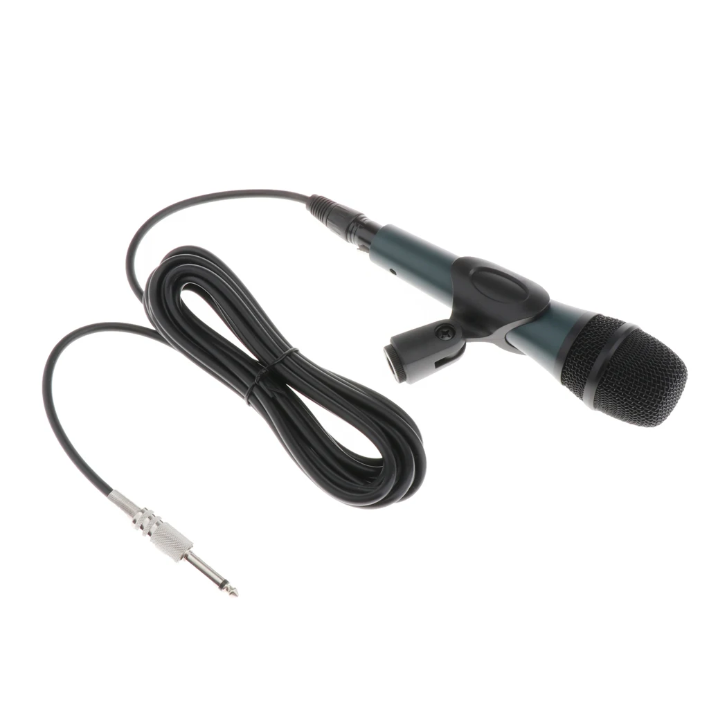 Портативный динамик вокальный микрофон для этап KTV домашний EQ-845 с кабелем Электрический инструмент запчасти