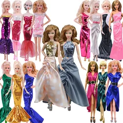 Jupe queue de poisson en paillettes pour barbie, vêtements de poupée, bon marché, fait à la main, Sexy, tunique 11.8 pouces, accessoire BJD + talons hauts gratuits 