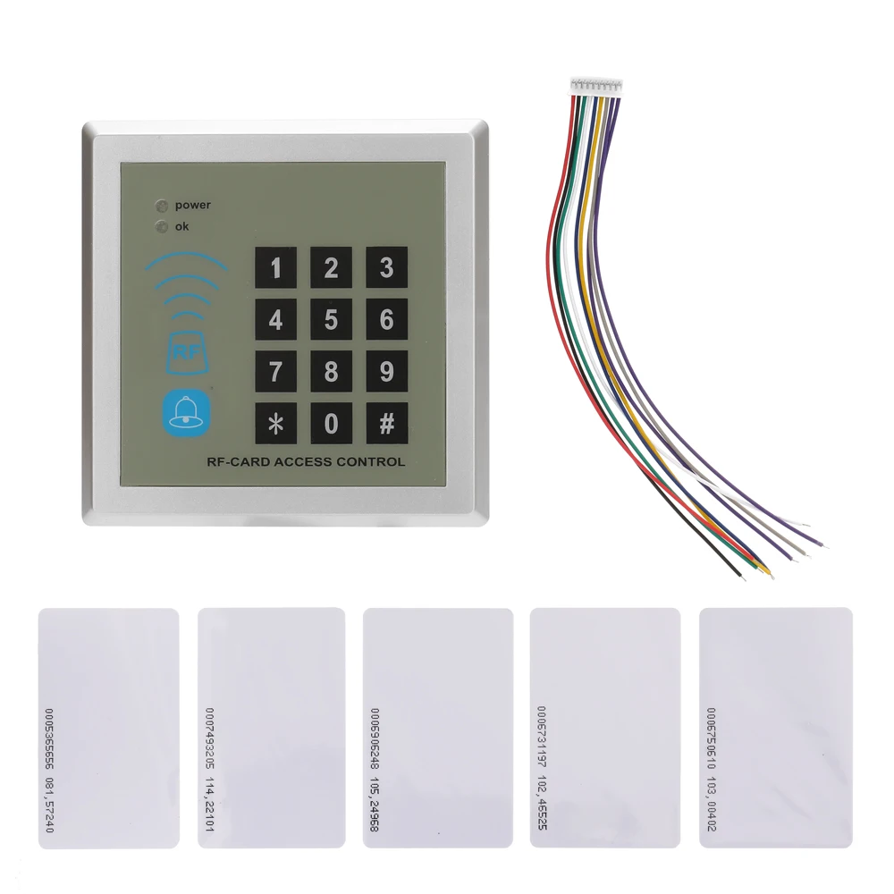 

Door RF-Card Password Keyboard Access Control System Device Machine Security 125Khz RFID Proximity Entry Door Lock