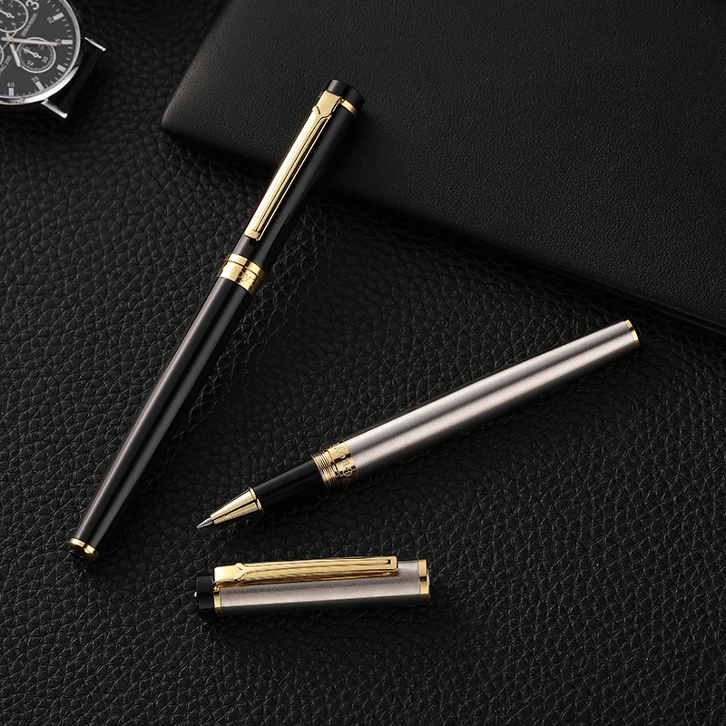 

Guoyi D08 Luxury Eenvoudige Business Examen Metal High-End Gifts Mass Customization Logo Signature Gel Pen Journal Levert