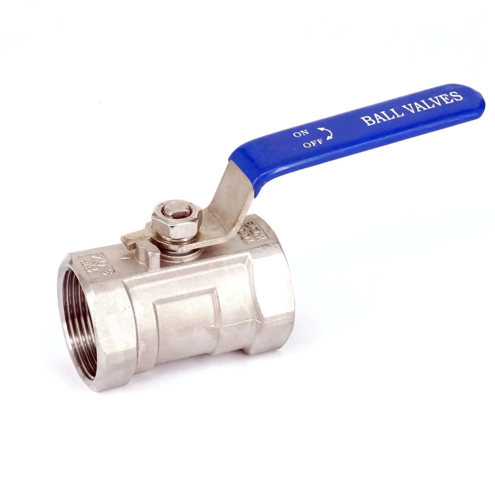 2&quot BSP Female 304 Stainless Steel 1-piece Reduced Bore Ball Valve Oil Water Air | Обустройство дома