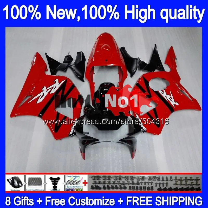 Корпус для HONDA CBR900RR CBR 900 954 RR CBR900 CC CBR954 RR 45MC образования легкой пены. 3 CBR 954RR 900RR CBR954RR 2002 2003 02 03 обтекатель red