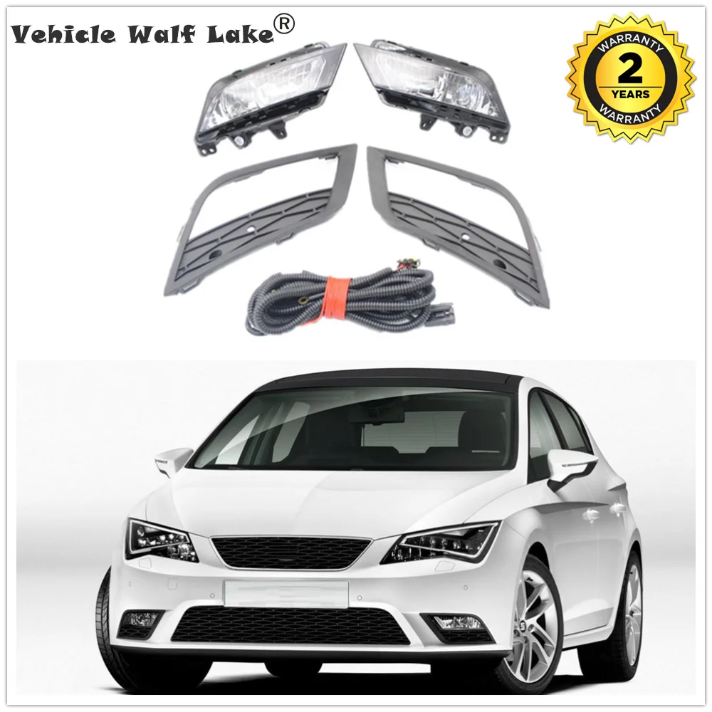 Для Seat Leon 2013 2014 2015 2016 авто-Стайлинг переднего бампера Туман светильник