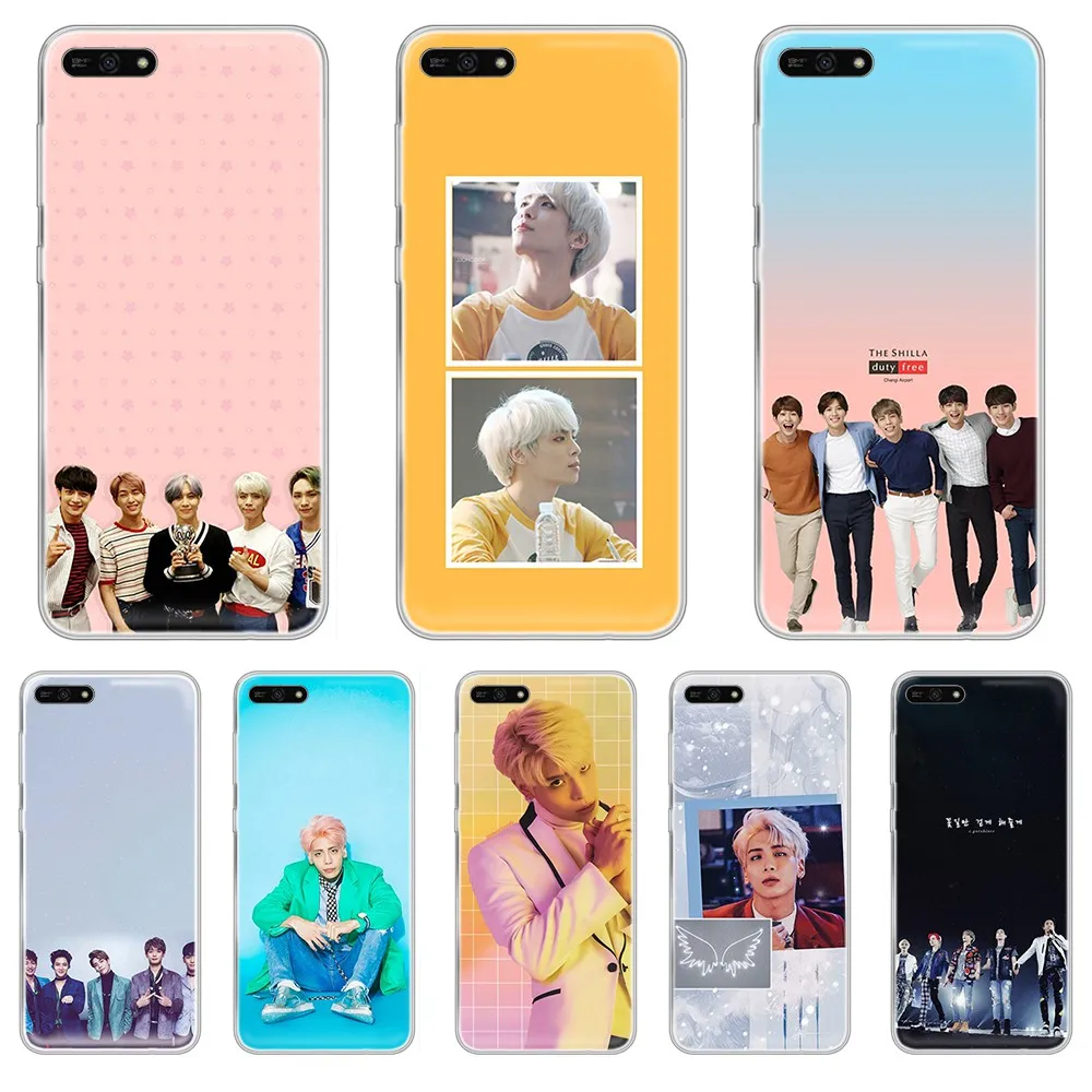 Корейский модный прозрачный чехол для телефона KPOP Shinee jonghyun HUAWEI honor mate 7A 8S 8X 9 9X 10 20 30