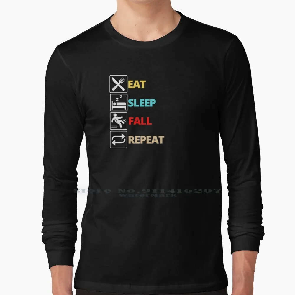 Fall Guy Divertente Maglietta A Maniche Lunghe Knockout Ultimate Knockout Ultimate Knockout Game Ultimate Knockout Logo Ultimate Ultimate