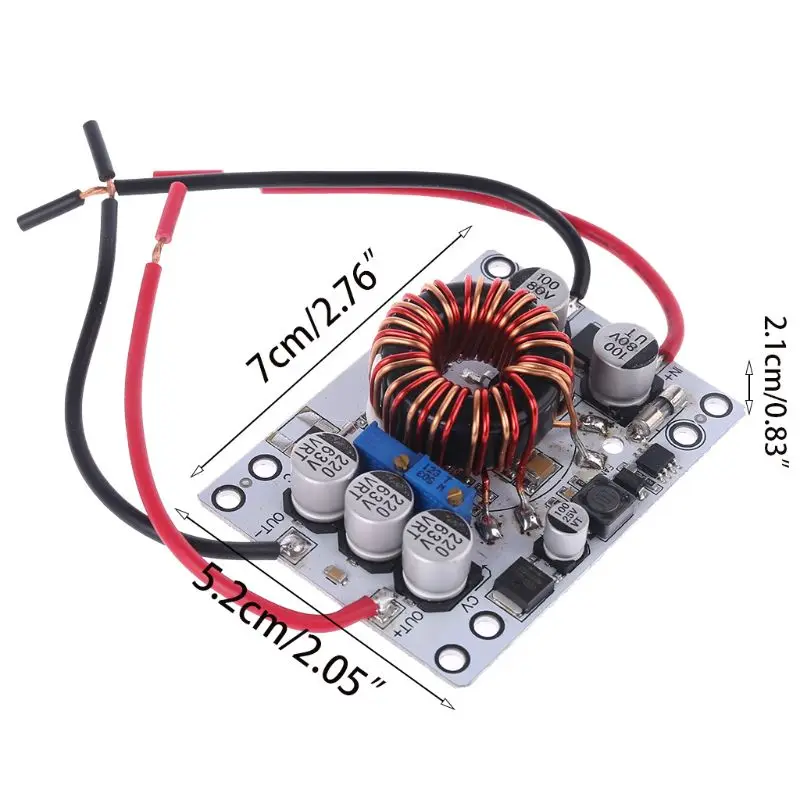 180 Вт DC-DC Регулируемый повышающий преобразователь CC/CV постоянный ток Повышающий Модуль питания