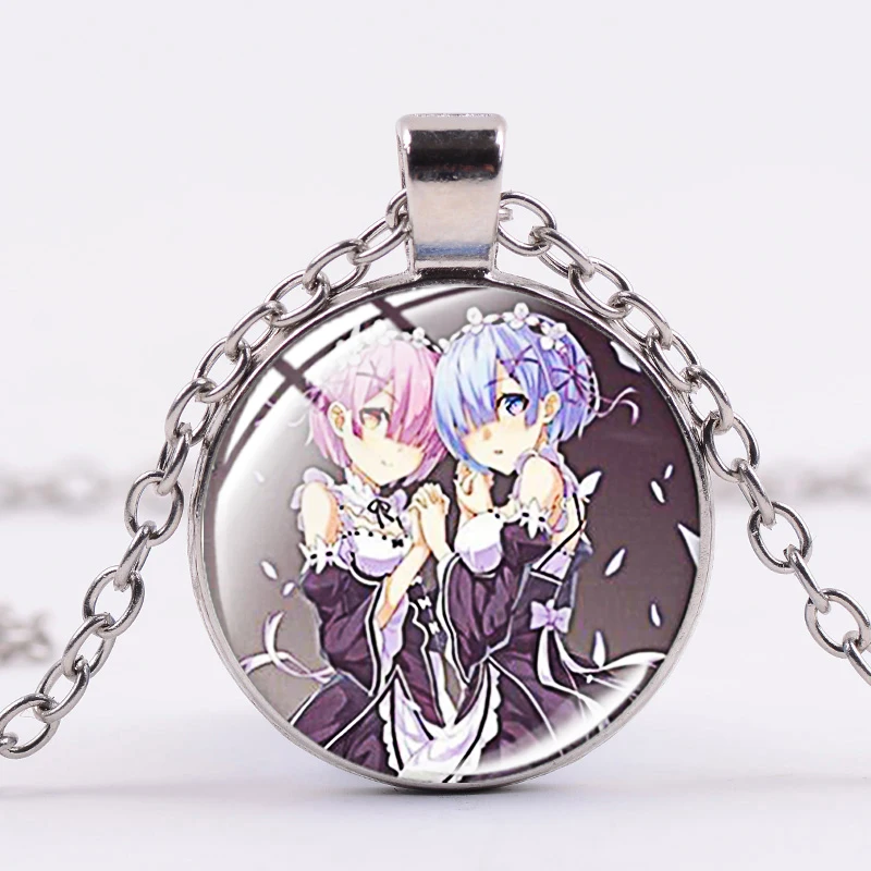 Ожерелье с подвеской из аниме Re:Zero Start Life in other World женское чокер изображением