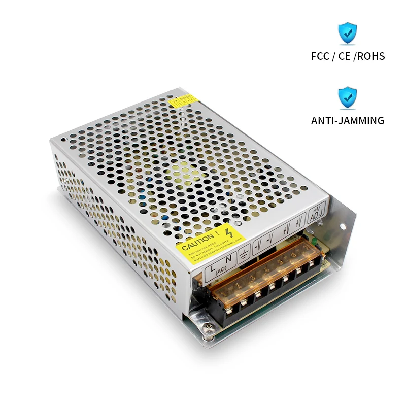 AC 110 220V to DC 12V 15V 24V 1A 2A 3A 5A 6A 8A 10A 12A 15A 20A 30A 33A 40A 50A Power Supply Lighting Transformers 220V to 12V 3