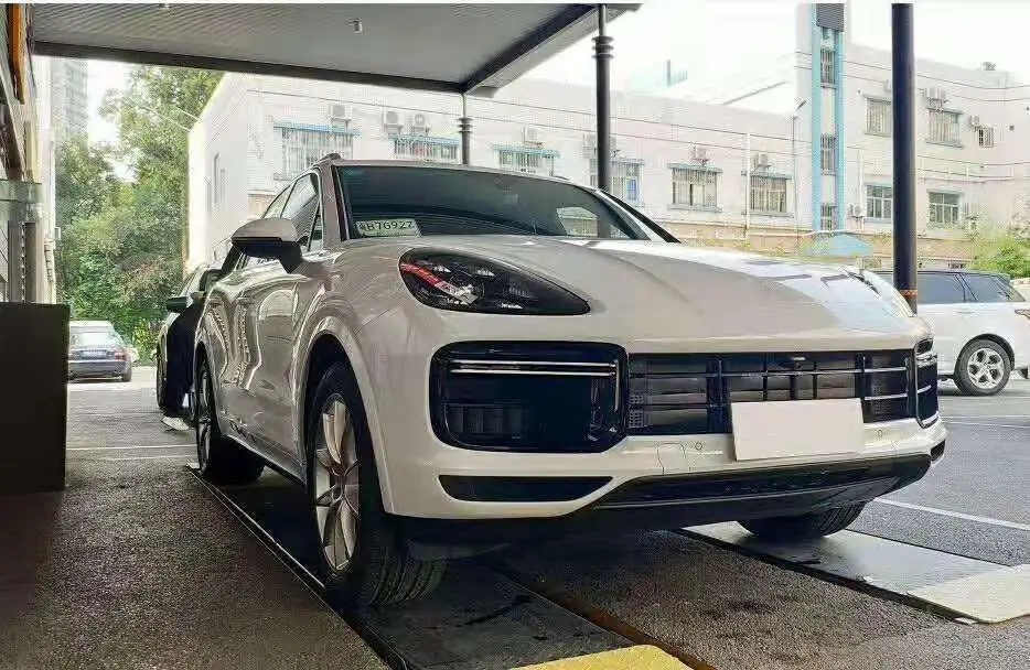 Полный комплект для Porsche Cayenne facelift bumpes передний бампер/боковые юбки/задний диффузор