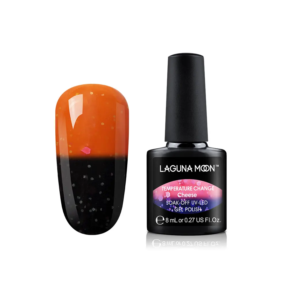 Lagunamoon 8ml Cheese Change Color UV Gel Nail Polish Temperature Change Color Soak Off Nail Art Varnish Gellak Hybrid Lacquer - Цвет: 20