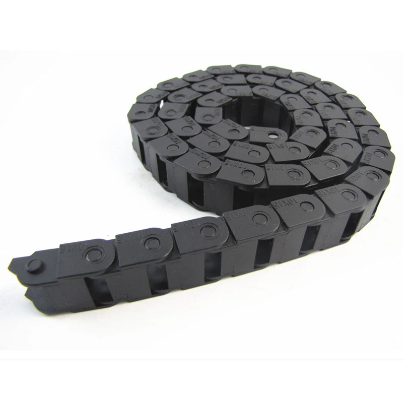 

1M Plastic R28 Drag Chain CNC Router Machine Cable Drag Chain Quality 10*15mm Connectors Transmission Chains Durable Adjustable