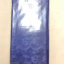 ACI синего цвета, в африканском стиле ткань Riche 10 ярдов/шт Новая мода полиэстер камчатная ткань с шаддой парча в Гвинейском стиле для свадебное платье