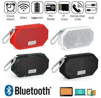 

LESHP Portable Mini Waterproof Dustproof Shockproof Wireless Speaker with Mic for Indoor & Outdoor Exercise High-Def Sound Full