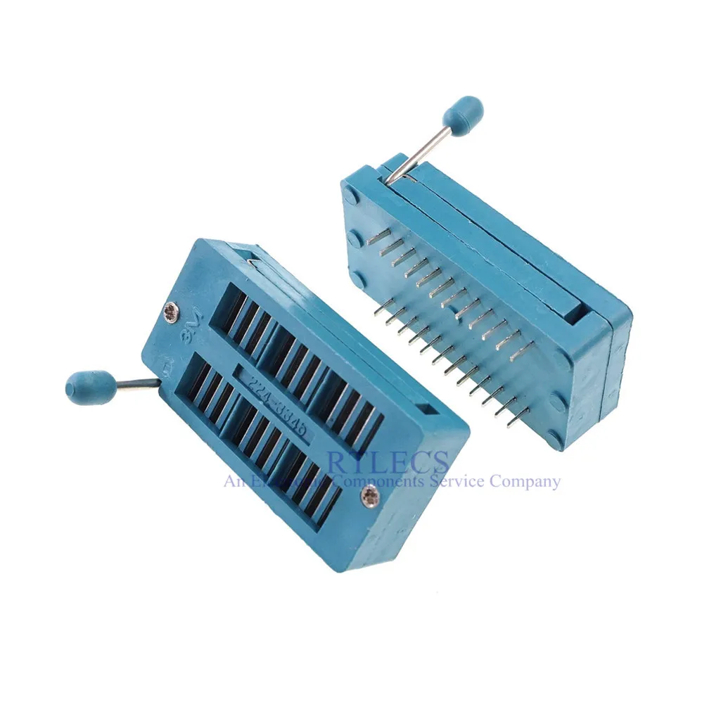 Lot De 2 Supports ZIF Universels 32 Broches 2,54 Mm - Pour Test Et Programmation De Circuits Intégrés