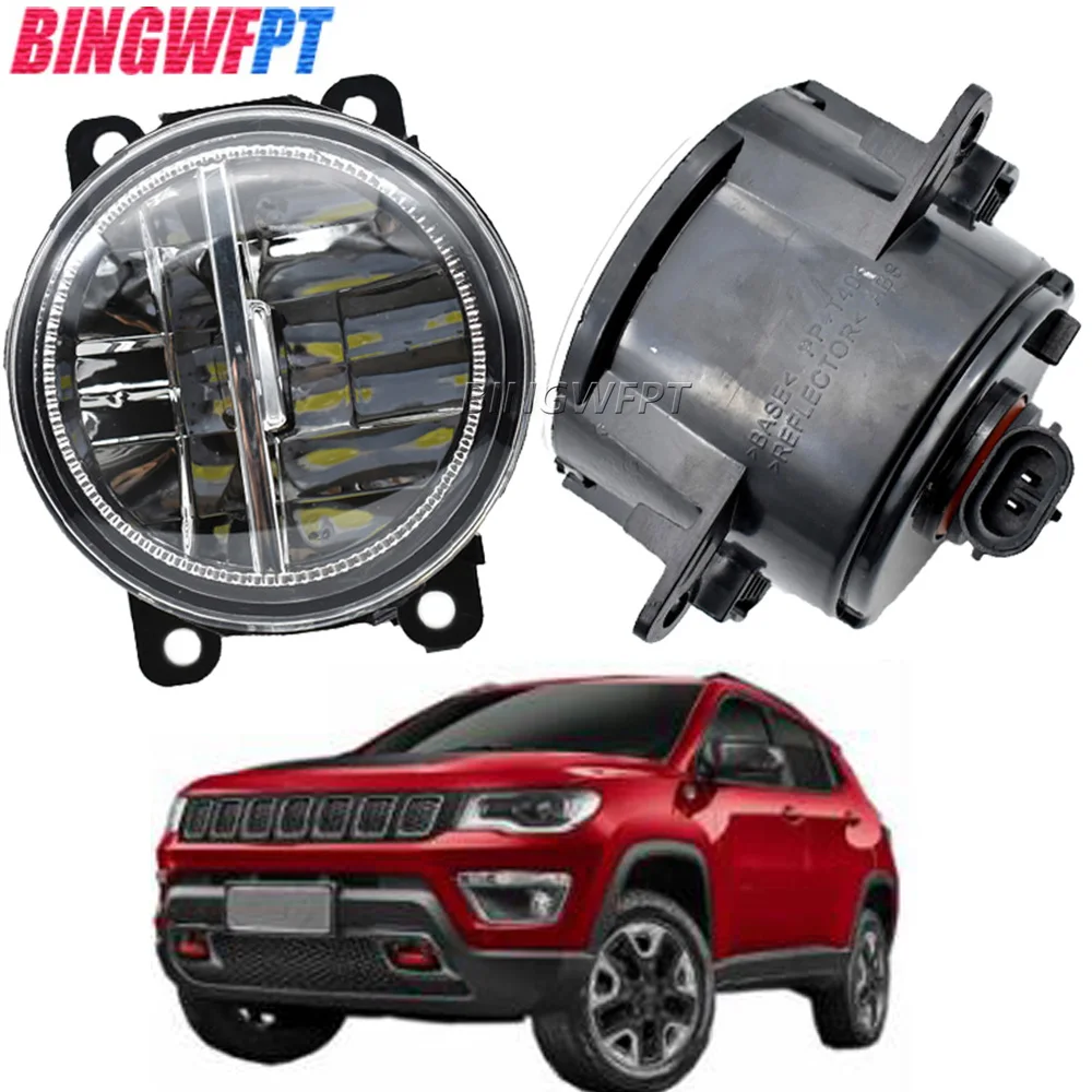 Led Fog Lights Car Front Bumper Fog Lamp 12v For Jeep Fog Light H11