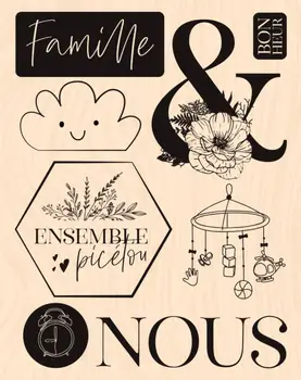 

french Transparent Clear Stamp for DIY scrapbooking/Card Making C803