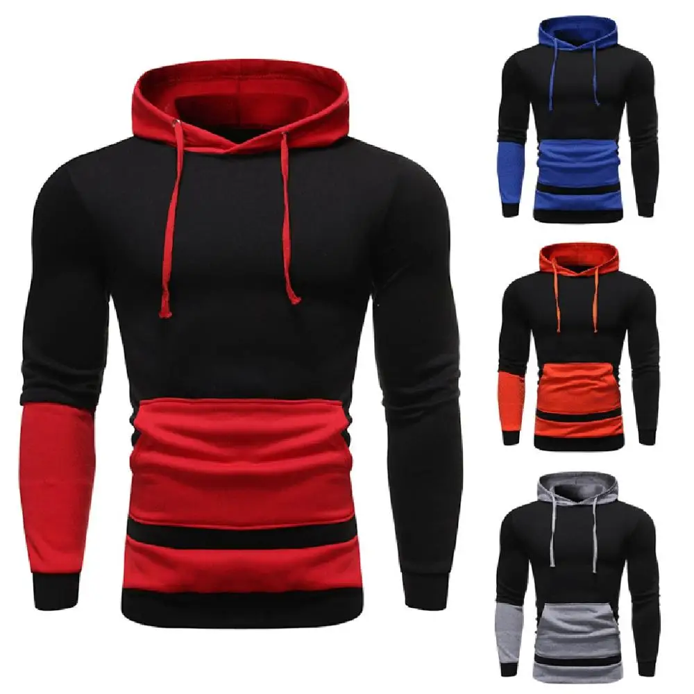 

2019 Fall Man Hoodie Sweatshirt Slim Fit Hooded Pullover Hip Hop Jacket Hooded Sportswear Sweatshirt Mens Tracksuits