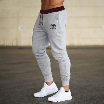 

Sport Men's Drawstring Pants Slim Fit Trousers Spring Fitness Solid Jogger Solid Pocket Exercise Sweatpants