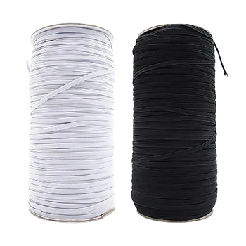 

200 Yards 100 Yards 3mm 6mm Rubber Band Elasticity Strap DIY Face Elastic Band Mask Ears Rope Cord String for Mouth Cover