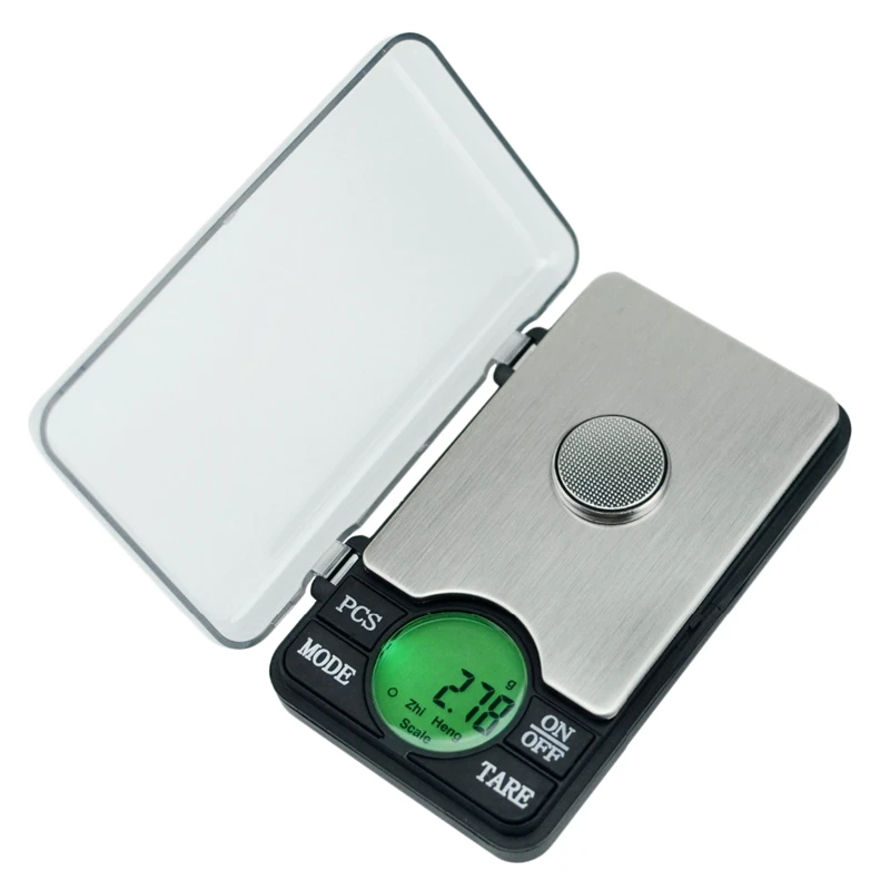 HLZS-Precision 600 г/0,01 г цифровые карманные весы мини ювелирные электронные 0,01 г Порошковые весы с ЖК-дисплеем с подсветкой