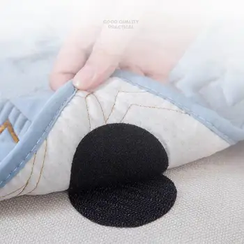 

5PCS Sheet Sofa Cushion Retainer Anti-slip Quilt Anti-run Universal Magic Patch Self-Adhesive Power Strip Holder Fixer