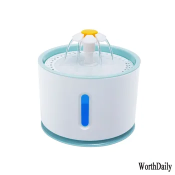 

2.4L USB Smart Electric Pet Water Dispenser LED Light Automatic Fountain Drinker Pet Drinking Fountain Dispenser Pet Products