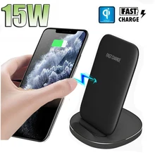15 Вт Qi Беспроводное зарядное устройство для huawei P30 Pro samsung Note 10 Plus S9 iphone XS Max 8 Plus быстрое Qi Беспроводное зарядное устройство Подставка для зарядки