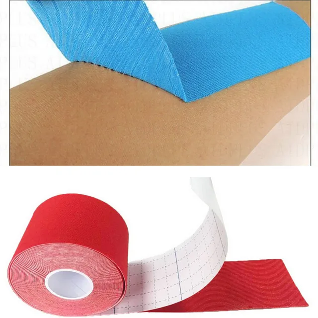 5 Rolls Kinesiology Tape Athletic Recovery Self-adhesive Elastic Bandage Sport Taping For Ankle Shoulder Knee Back breast lift 4