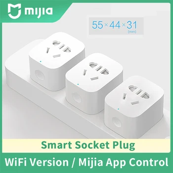 

Originele Xiaomi Smart Socket Plug Basic WiFi Draadloze Afstandsbediening Socket Adapter En Uitschakelen Met Telefoon SmartHome