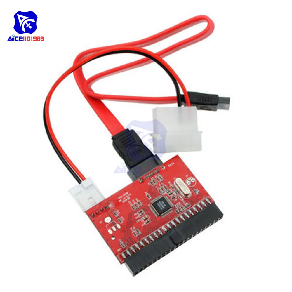 diymore IDE to SATA Converter 40 Pin 2.5 Hard Disk Driver Support for ATA HDD CD DVD Bidirectional Transfer Computer Adapter afbeelding