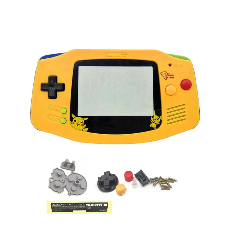 Полный корпус оболочка для kingd Gameboy GBA оболочка жесткий чехол с экранным объективом Замена для Gameboy Advance Консоль Корпус