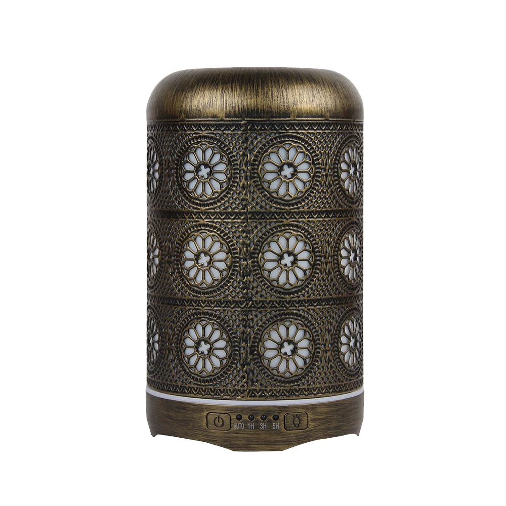 

250 ml Large Capacity Metal Aroma Essential Oil Diffuser with Colorful LED Night Aroma Lamp Diffuser for Room Home Bedroom