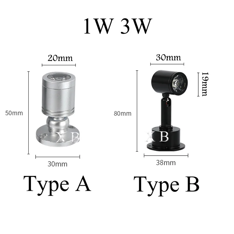 3W LED Surface mount cabinet mini spot light 110V 220v downlight 12v dc jewelry show Include Led Driver 4000K Ceiling light lamp outdoor motion sensor flood lights