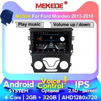 

MEKEDE HD Android 10 Octa-Core headunit 4G in Dash Car Radio Multimedia Video Player Navigation GPS For Ford Mondeo 5 2014 2019