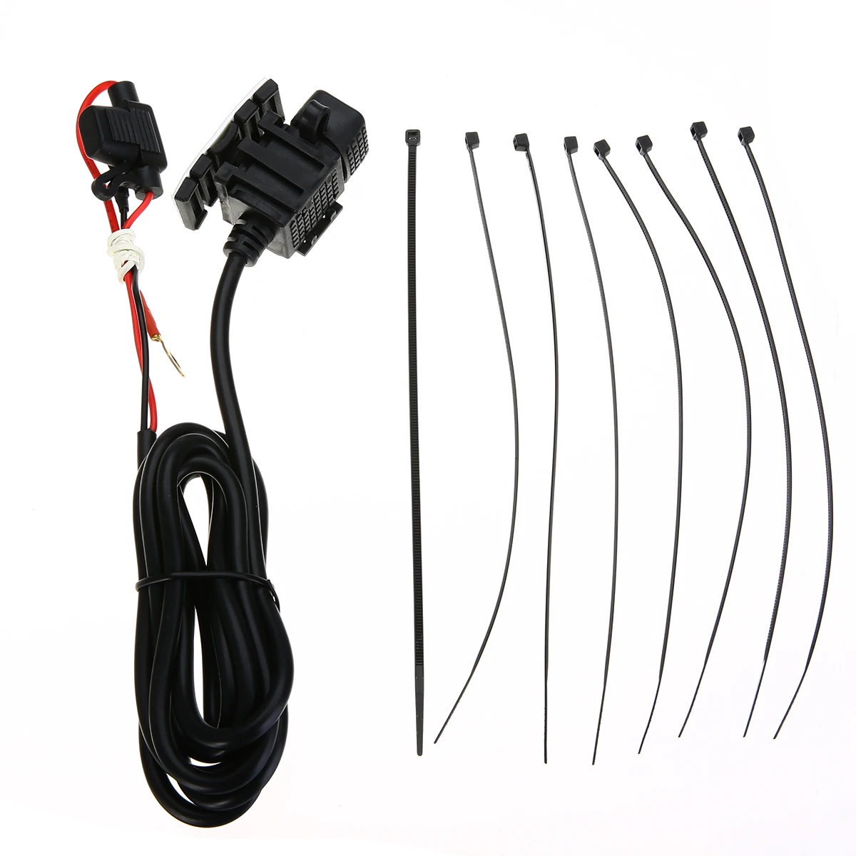 12V Motorcycle ATV USB Cigarette Lighter Adapter with Mount Bracket for Motorbike USB Power Charger Socket Outlet Waterproof