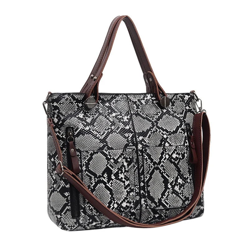 

Fashion Bag Women Leather Shoulder Bag Snake Print Chain Bag Designer Phone Handbags Fashion Ladies Handbags