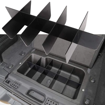 

Car Trunk Cargo Storage Box Organizer Divider Partition Plate for Jeep Wrangler JL 2018 2019 Accessories (Trunk Cargo Organizer)