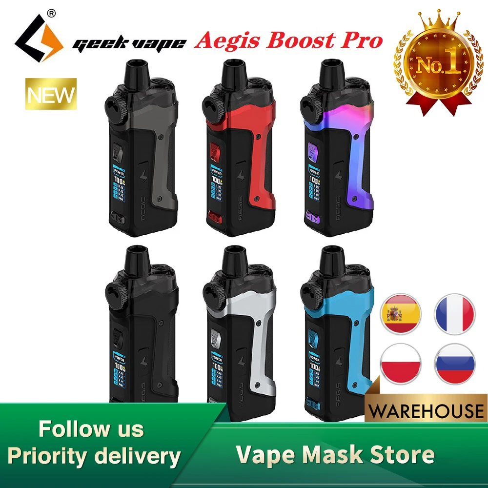 Набор для вейпа Geekvape Aegis Boost Pro 100 Вт 6 мл с одной батареей 18650|box mod|tc box modbattery mod |