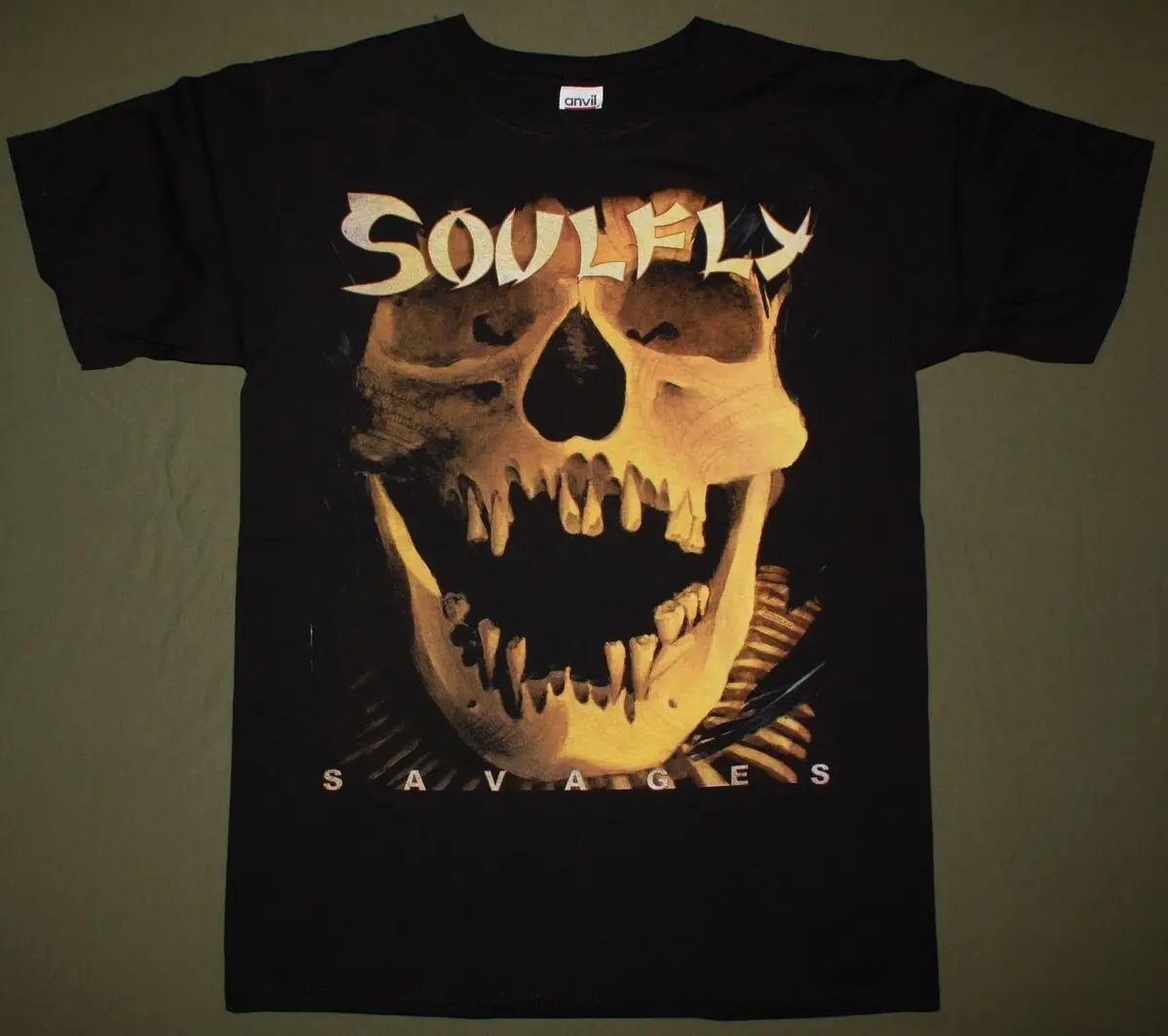 SOULFLY Savage MAX кавалера SEPULTURA NAILBOMB CHIMAIRA Новая Черная футболка 2018 новейшая с буквенным