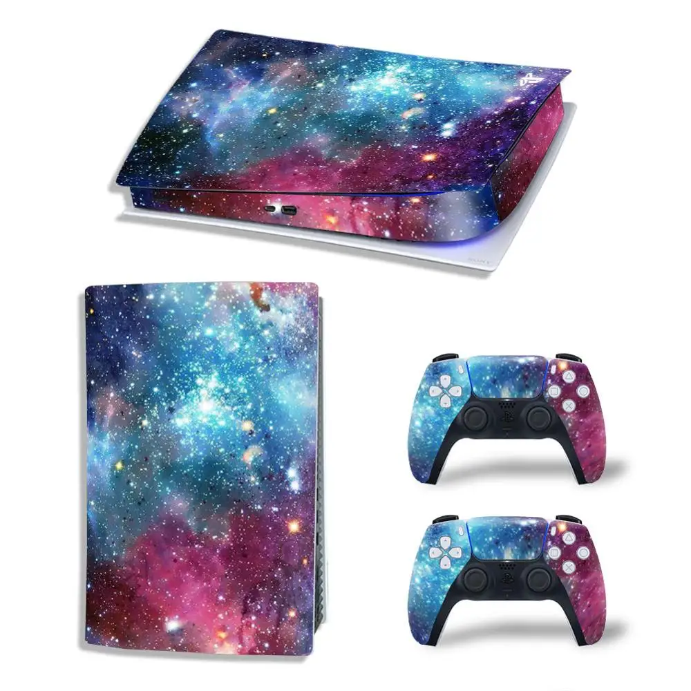Небесный дизайн для PS5 цифровая наклейка на кожу ps5 ПВХ виниловые шкуры
