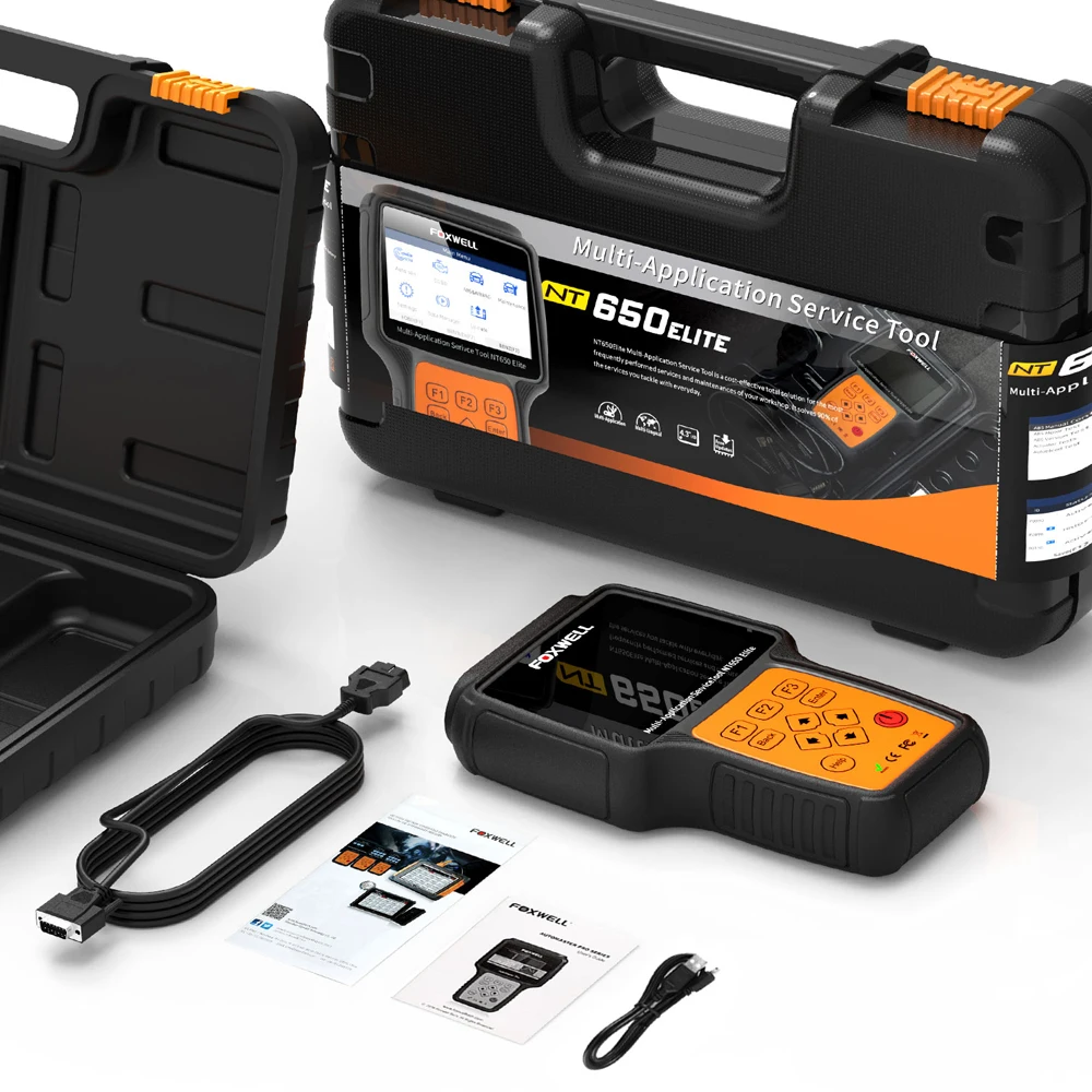 Диагностический инструмент FOXWELL NT650 Elite OBD2 считыватель кодов ODB2 OBDII|Считыватели и